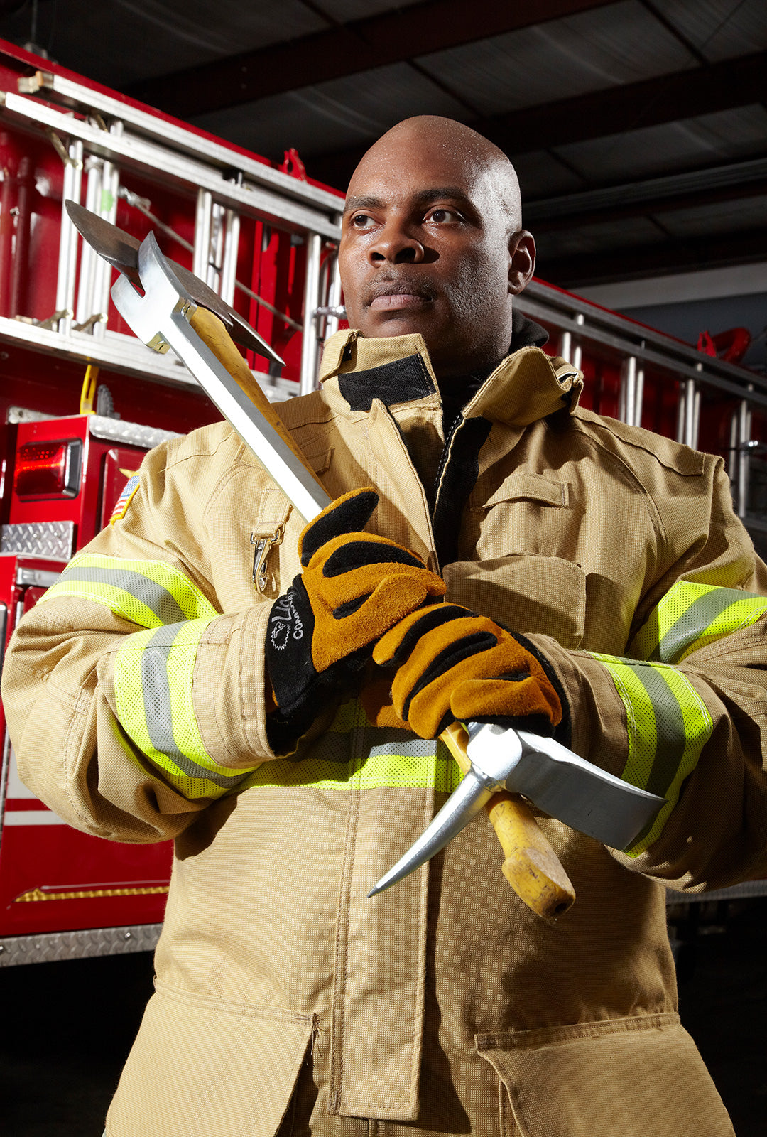 lion firefighter gear Lion Super-Deluxe Turnout Gear Set - Coat & Pant in Gold or Black